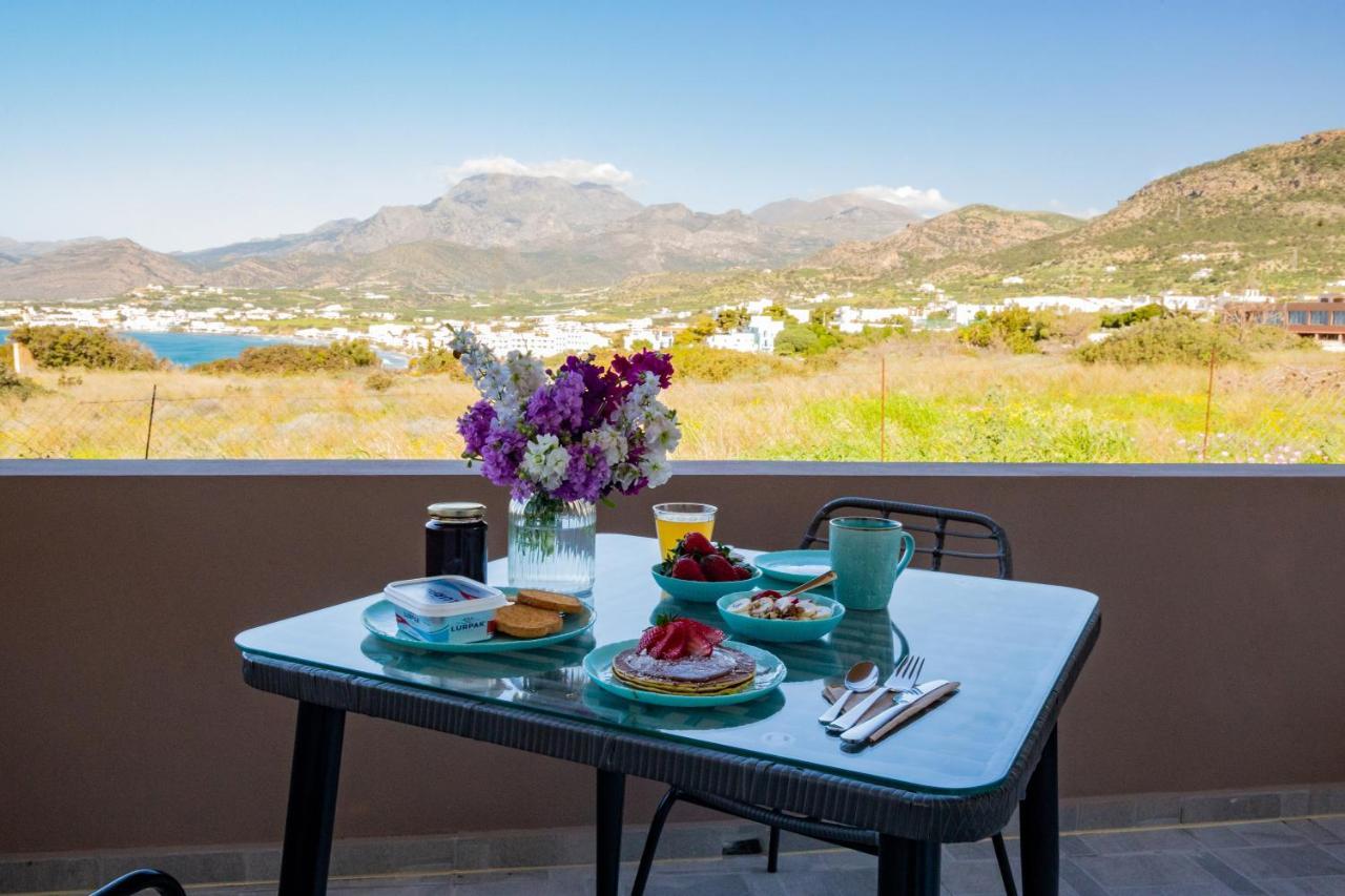 Studio Athena With Panoramic View Of Makrygialos Apartment Pilalímata Exterior foto